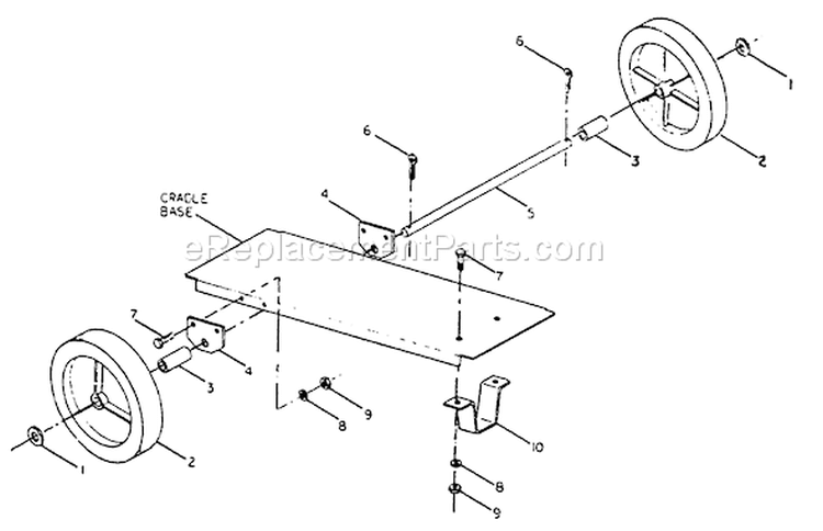 Page D Diagram and Parts List for 8865-7  Briggs and Stratton Generator